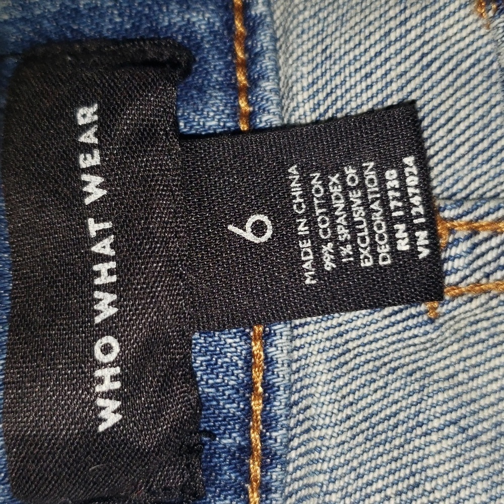 WHO WHAT WEAR FOR TARGET EMBROIDERED JEANS - Picture 7 of 8